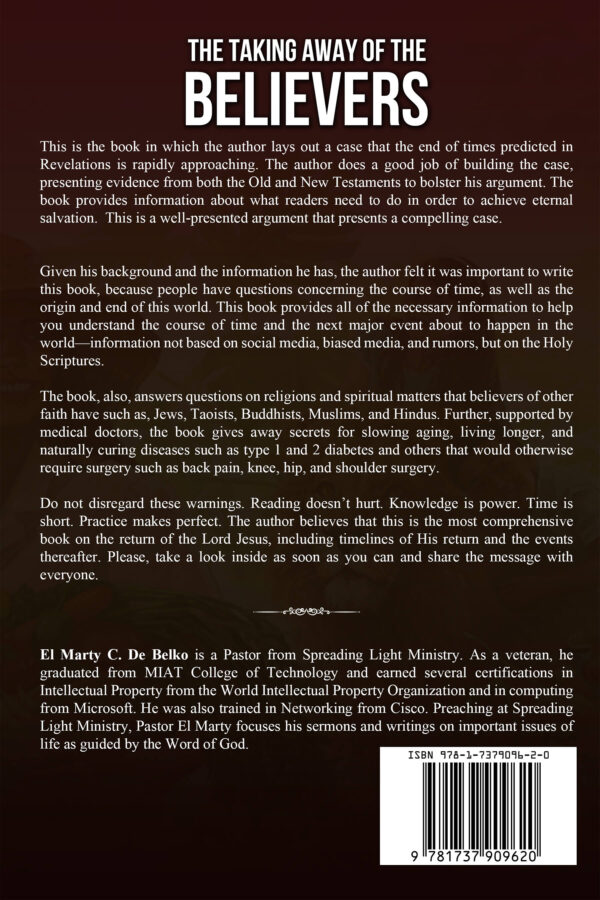 The taking away of the believers